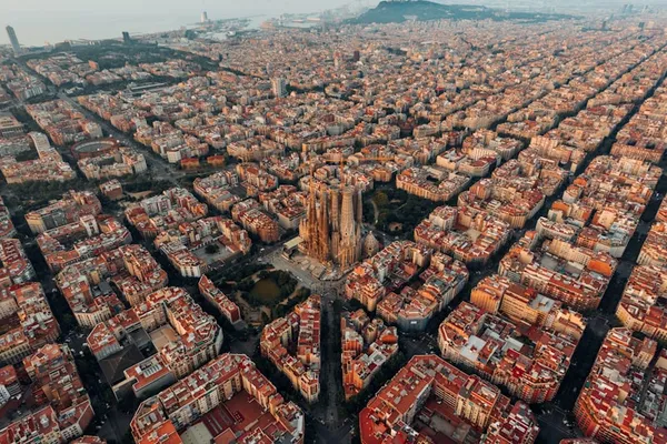 City view of Barcelona