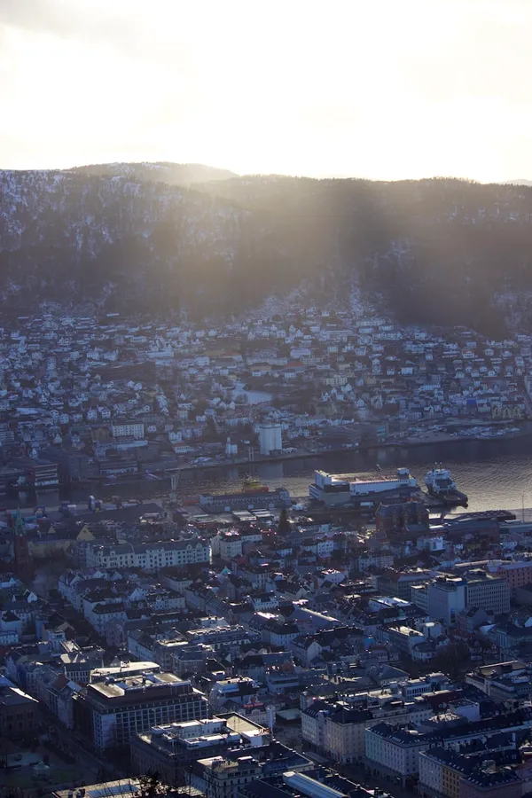 City view of Bergen